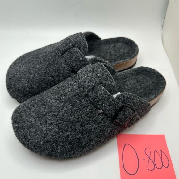 CUSHIONAIRE Womens Clog 6 GRAY WOOL - Picture 3 of 7